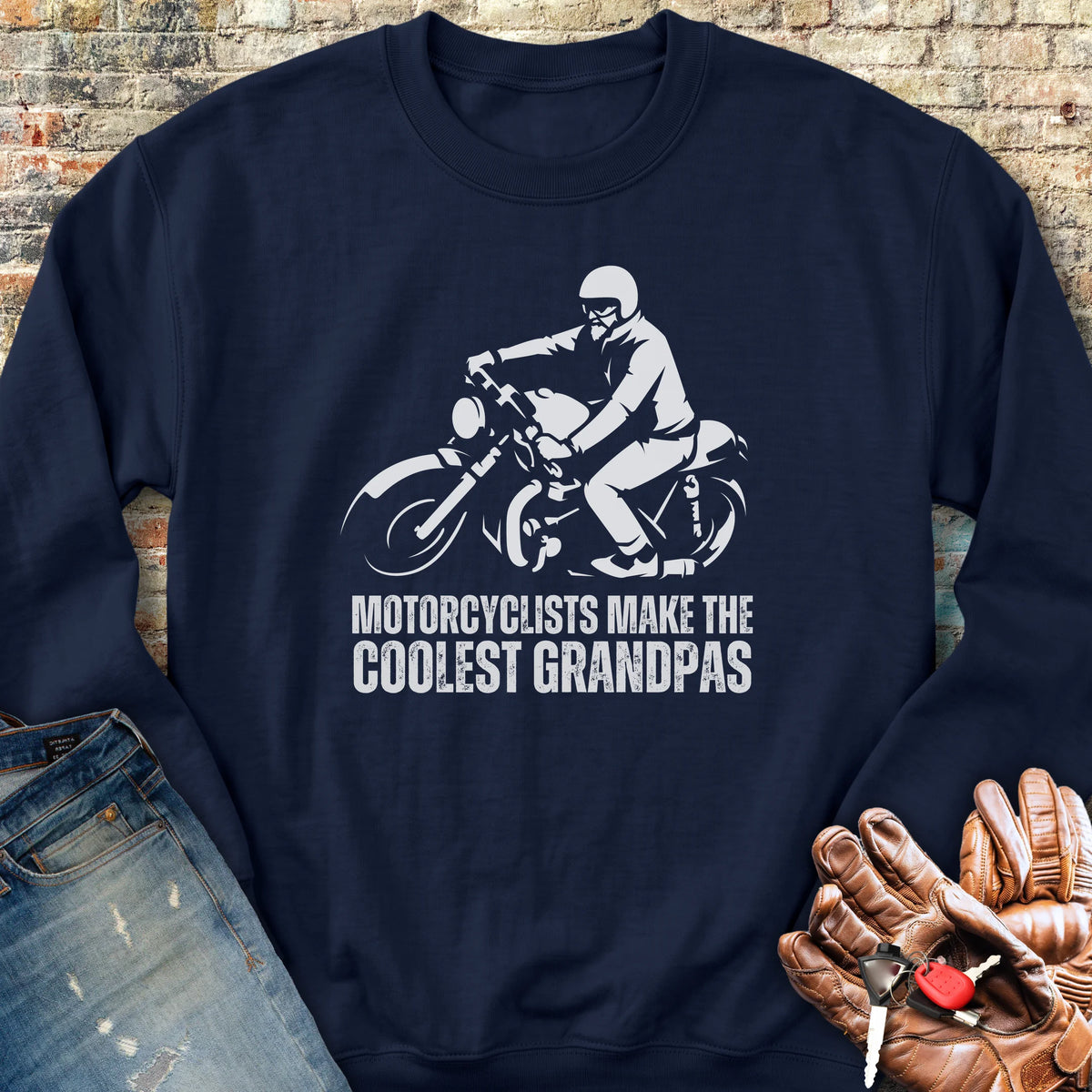 Coolest Grandpa Sweatshirt - Navy