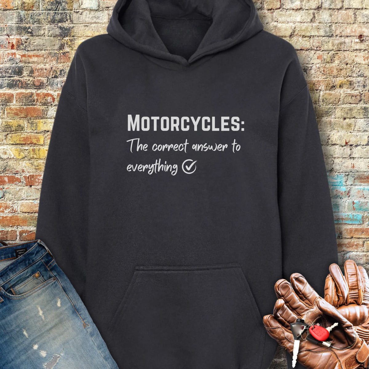 Correct Answer Hoodie - Black