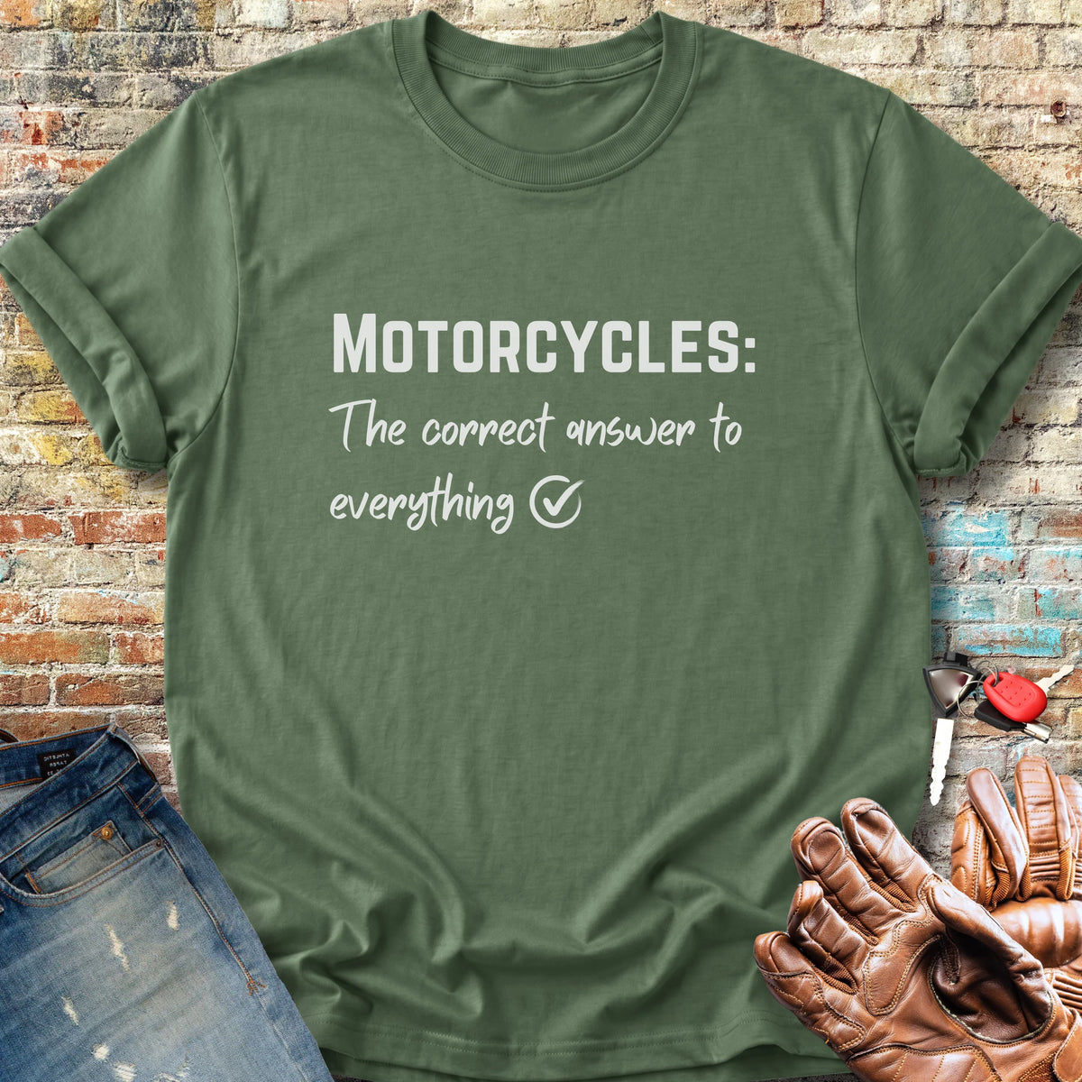 Correct Answer Classic T-Shirt - Military Green