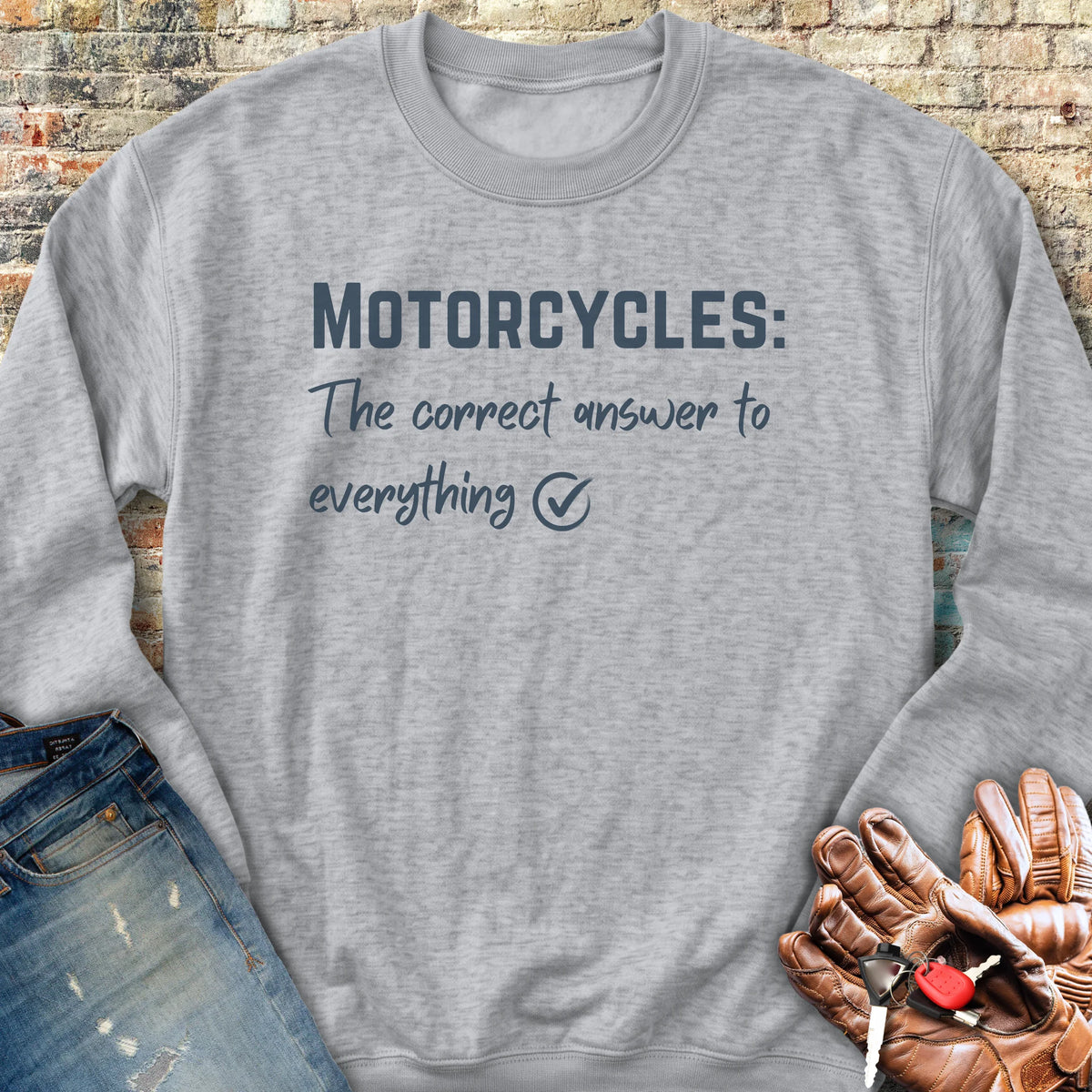 Correct Answer Sweatshirt - Sport Grey