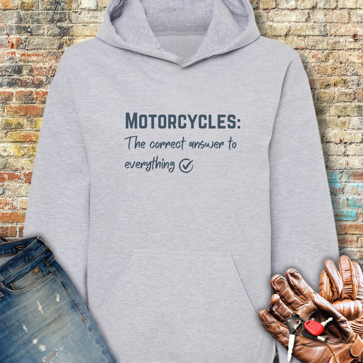Correct Answer Hoodie - Sport Grey