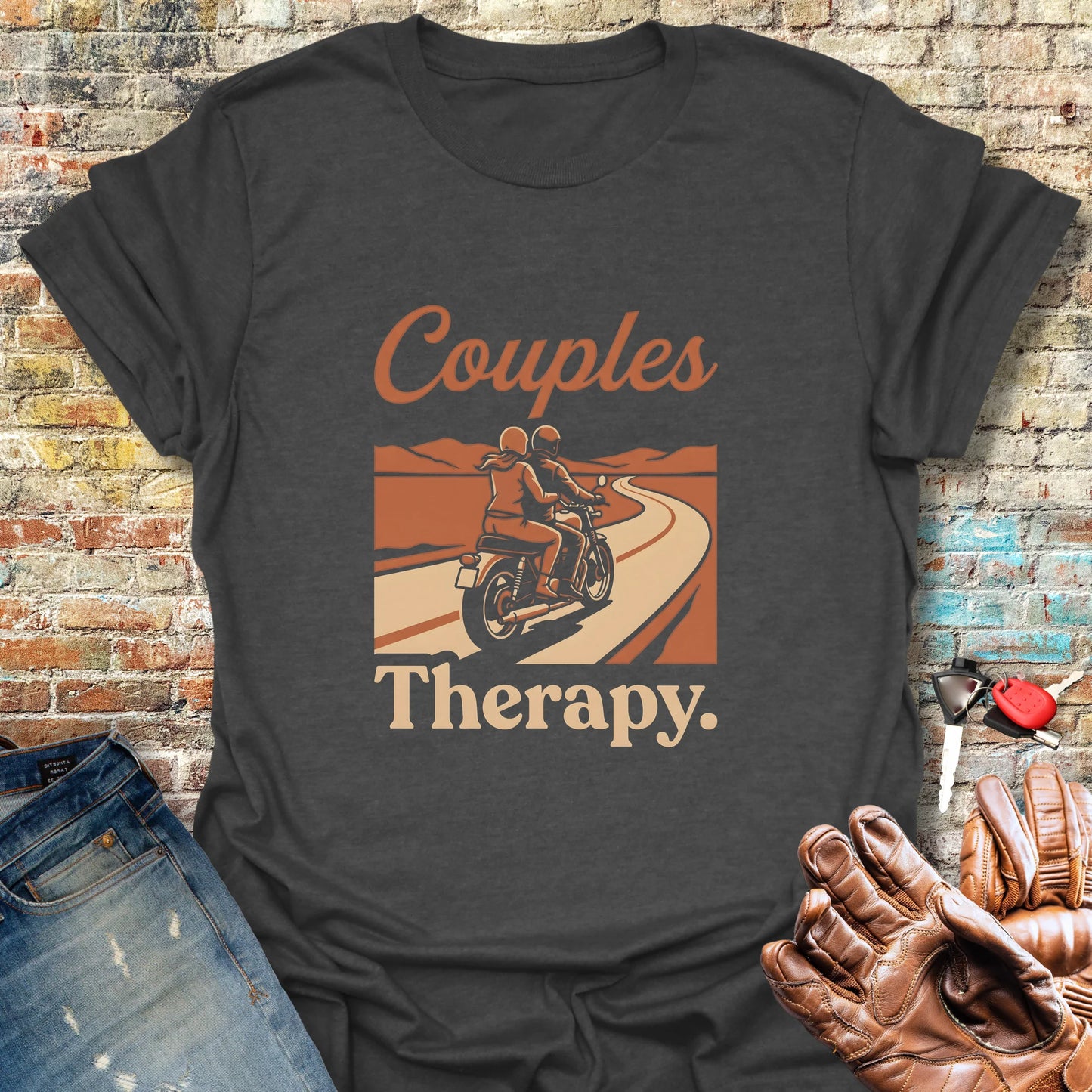 Couples T-Shirt - Dark Heather