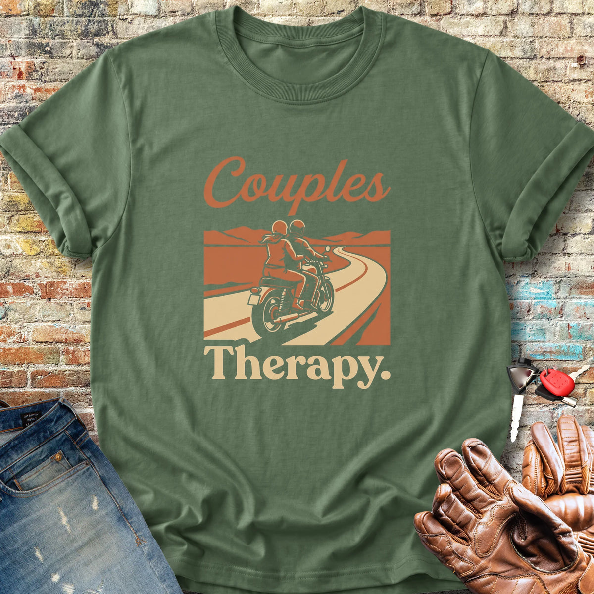 Couples Classic T-Shirt - Military Green
