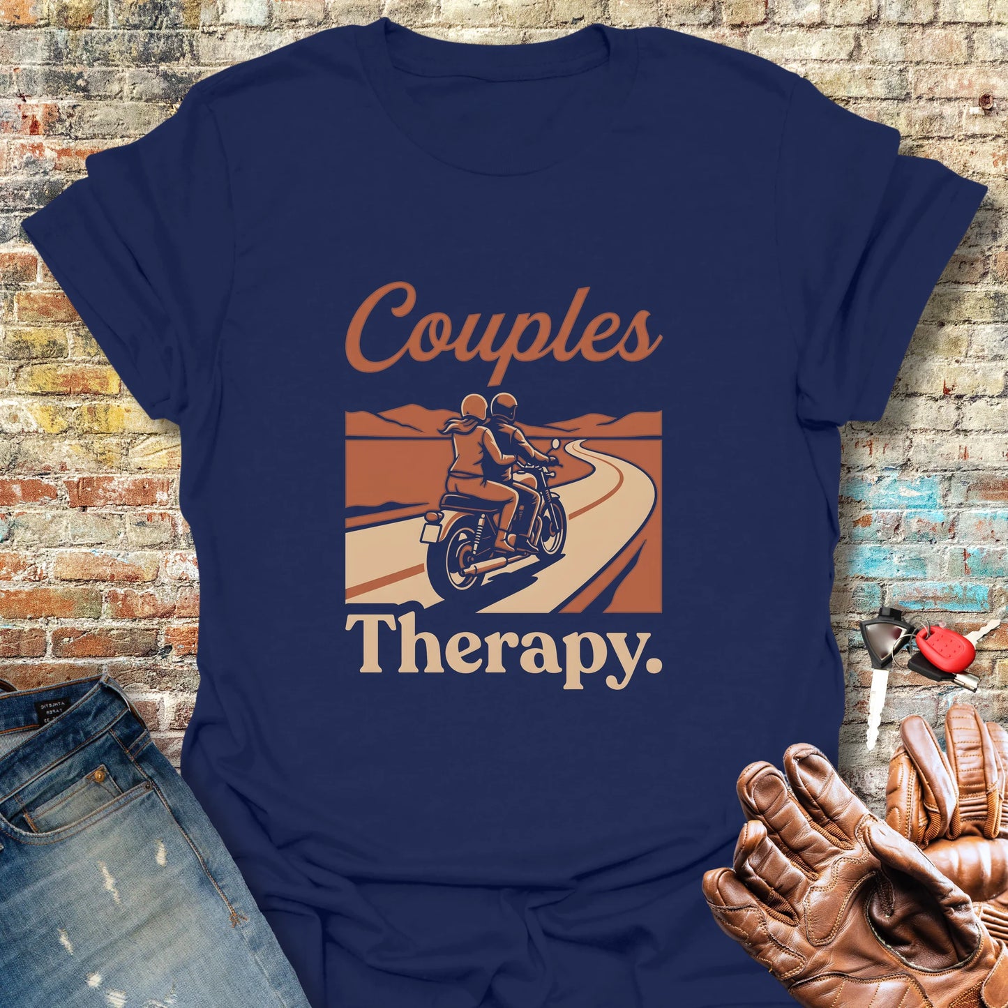 Couples T-Shirt - Navy