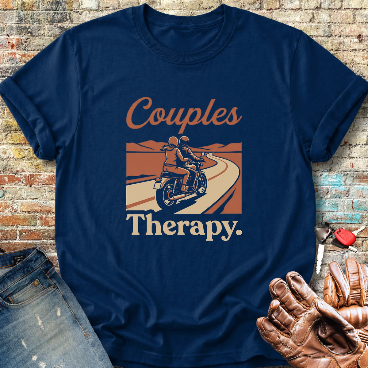 Couples Classic T-Shirt - Navy