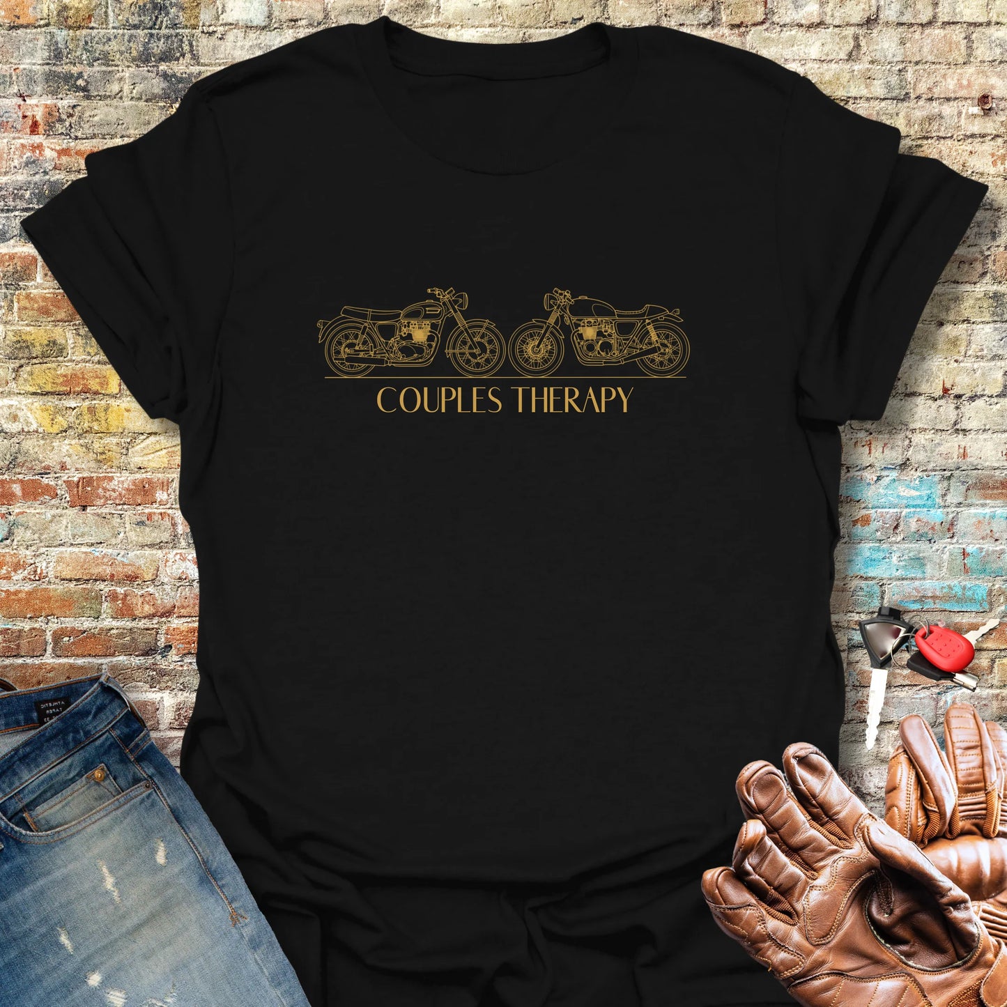 Couples Therapy T-Shirt - Black