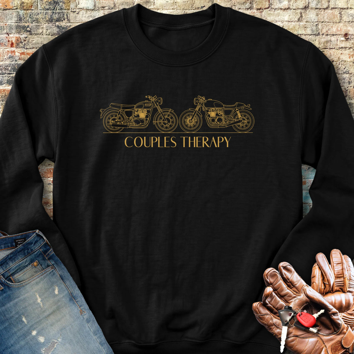Couples Therapy Sweatshirt - Black