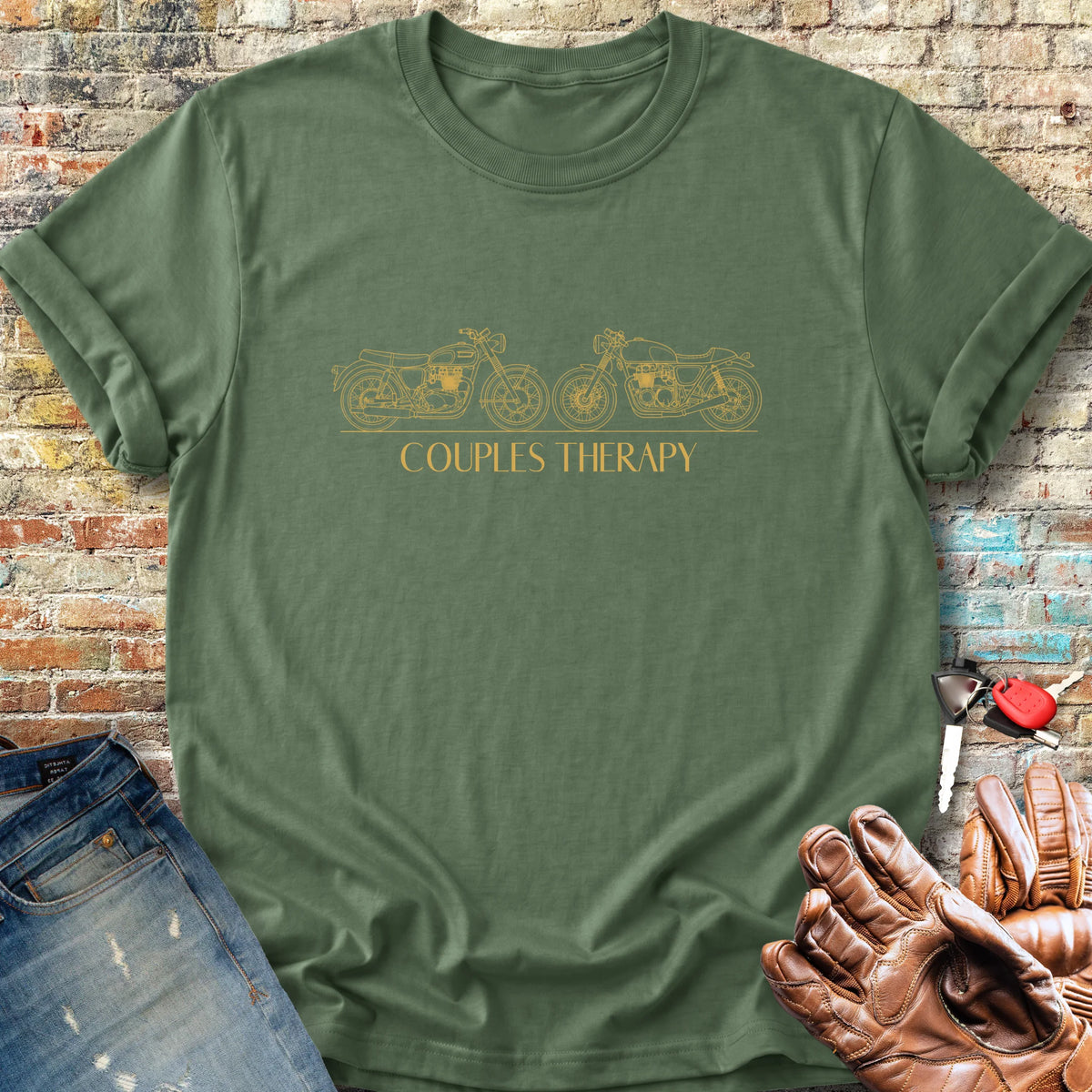 Couples Therapy Classic T-Shirt - Military Green
