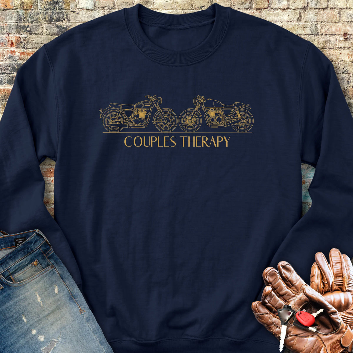 Couples Therapy Sweatshirt - Navy