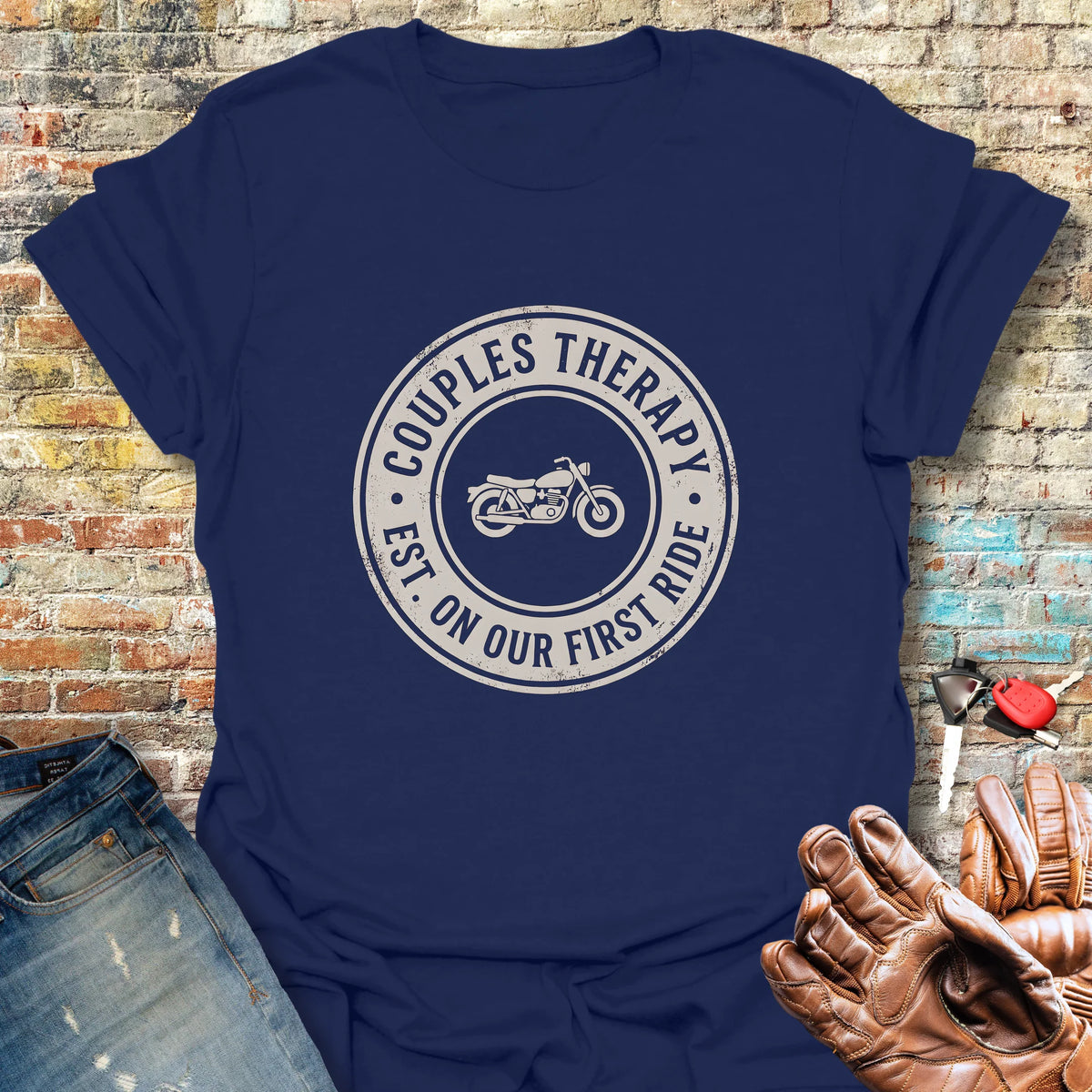 Couples Therapy Badge - Navy