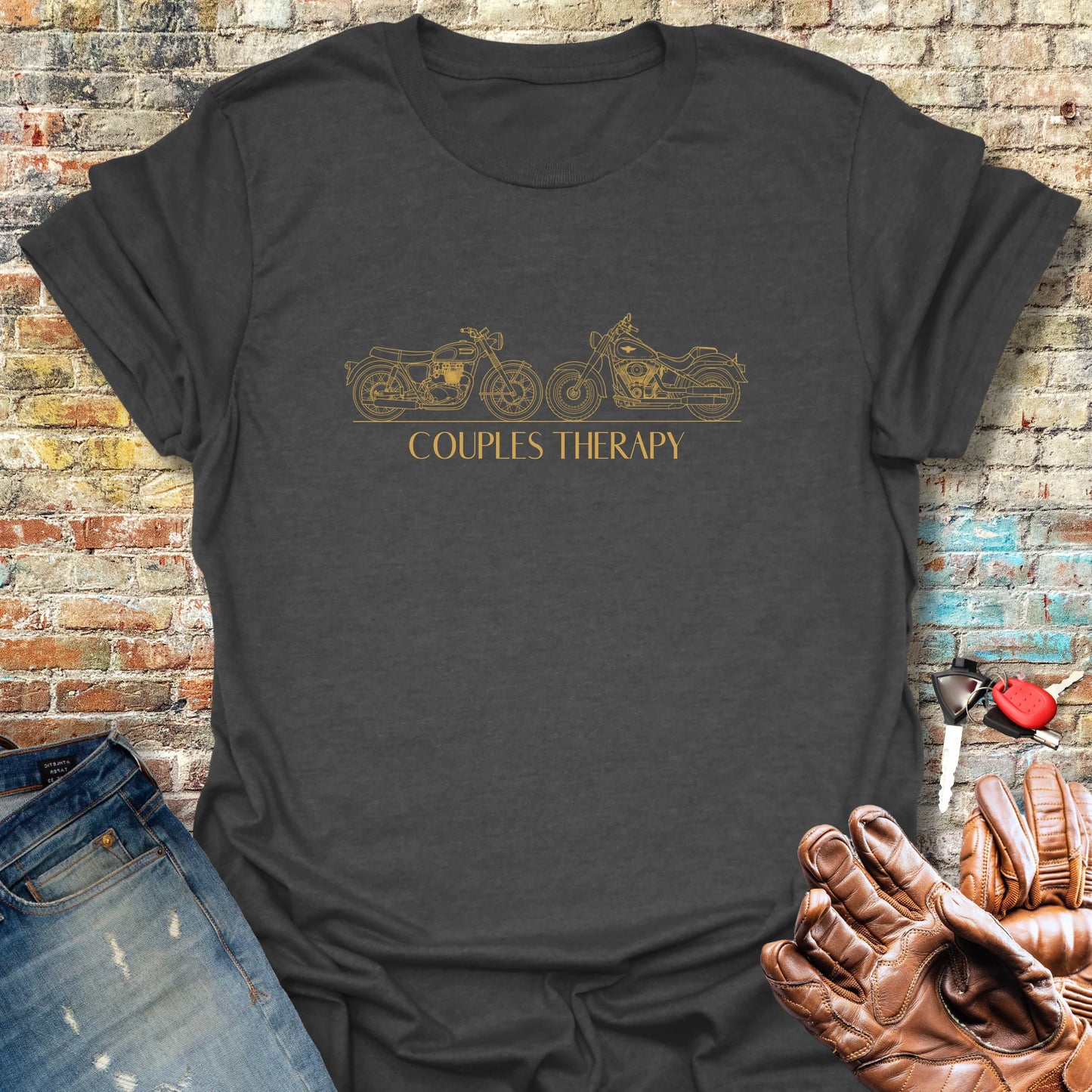 Couples Therapy II T-Shirt - Dark Heather
