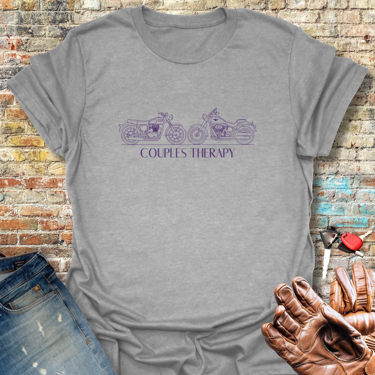 Couples Therapy II T-Shirt - Sport Grey
