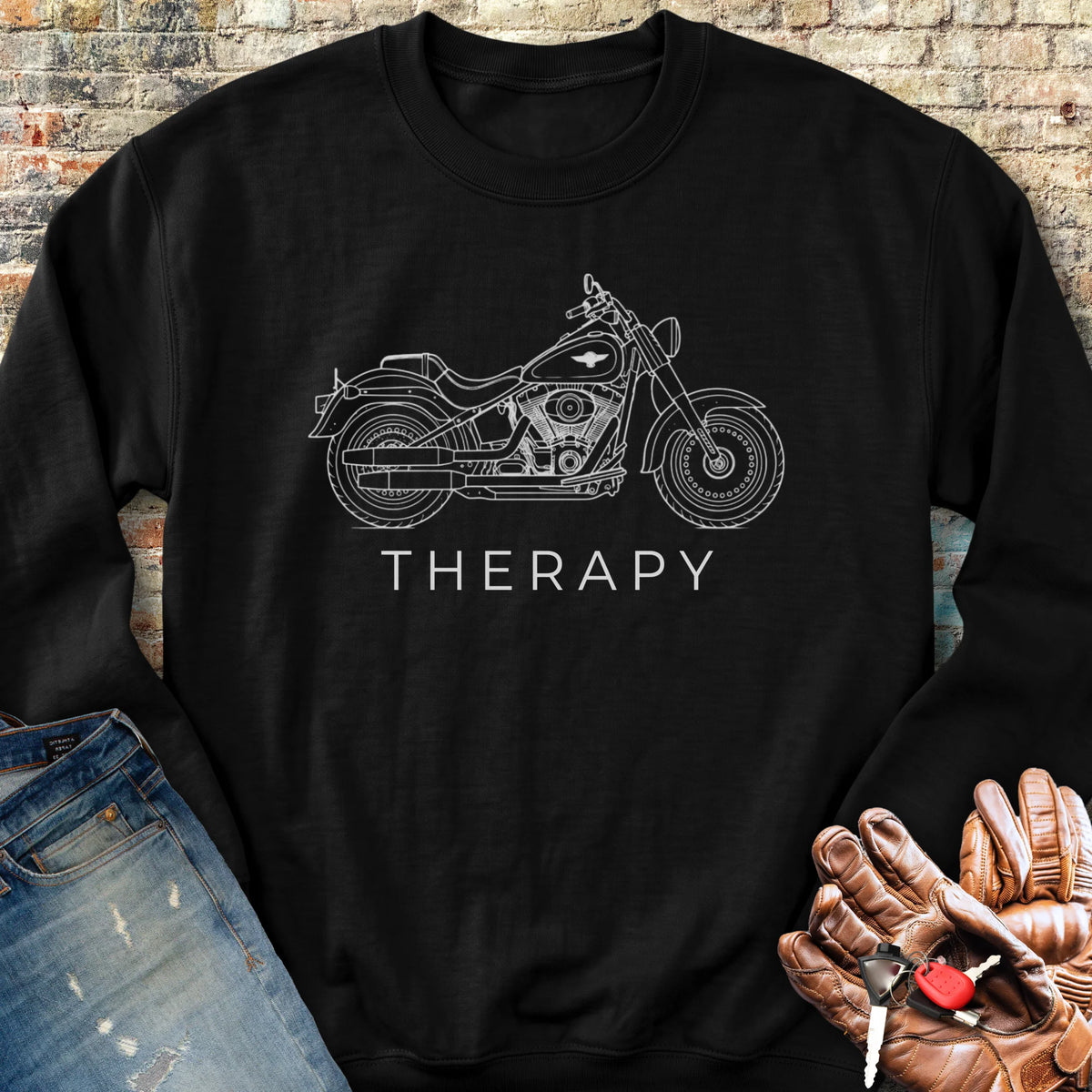 Cruiser Therapy Sweatshirt - Black