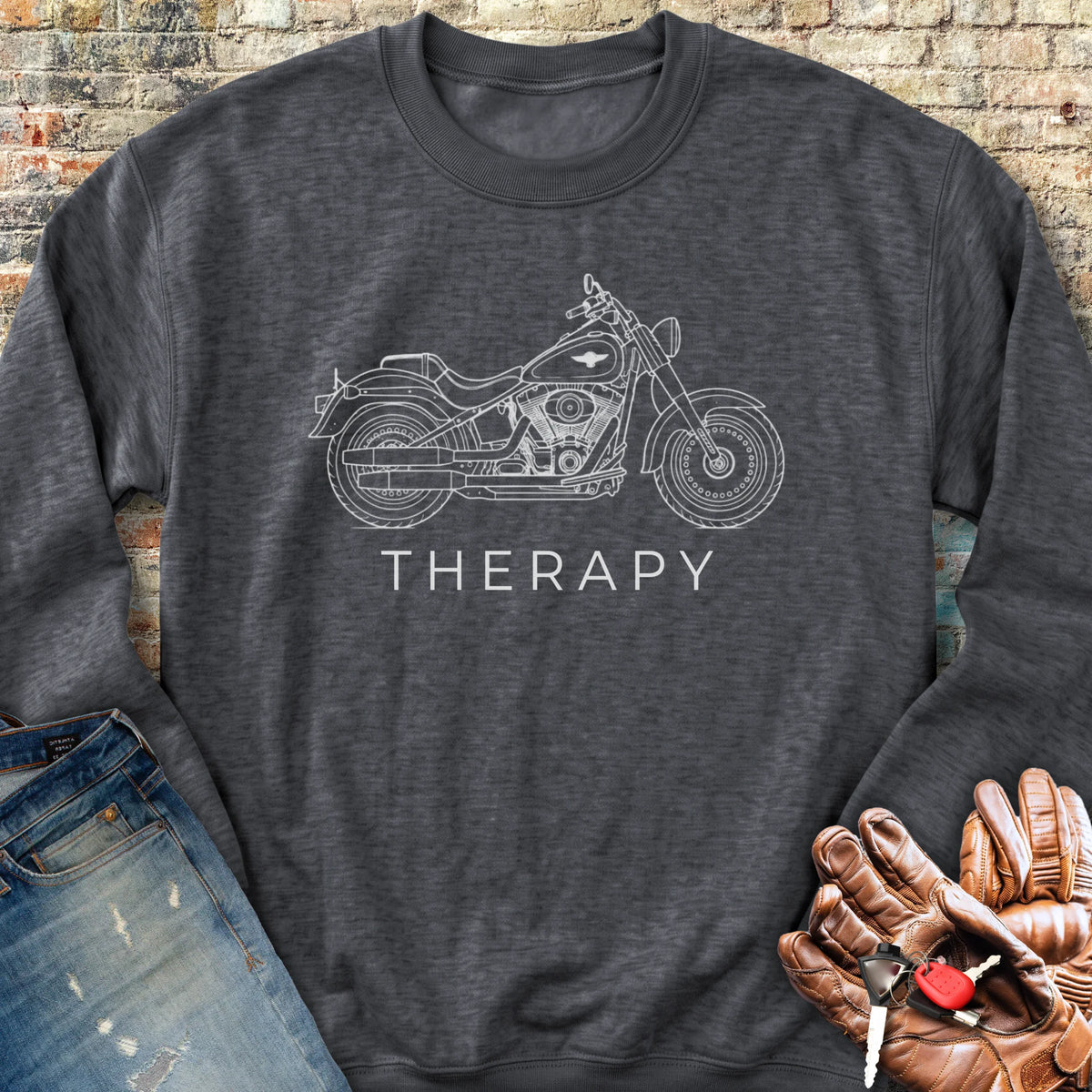 Cruiser Therapy Sweatshirt - Dark Heather