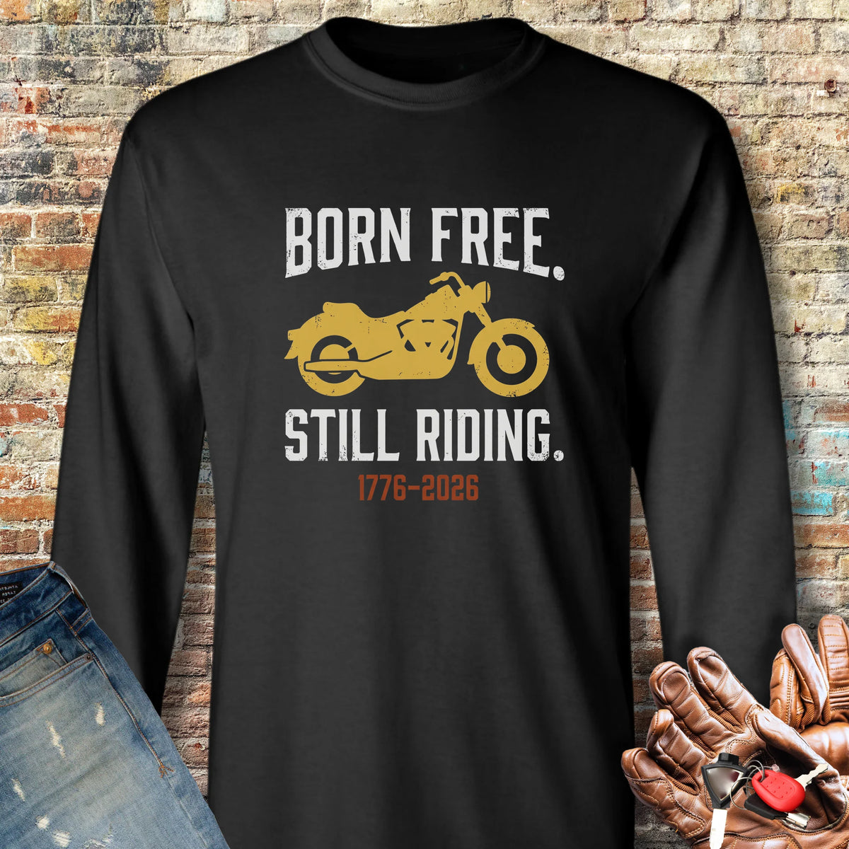 Cruising 250th Long Sleeve T-Shirt - Black