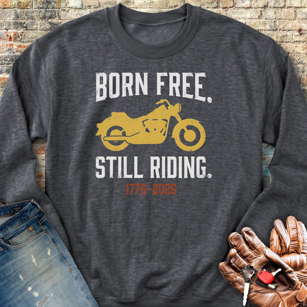 Cruising 250th Sweatshirt - Dark Heather