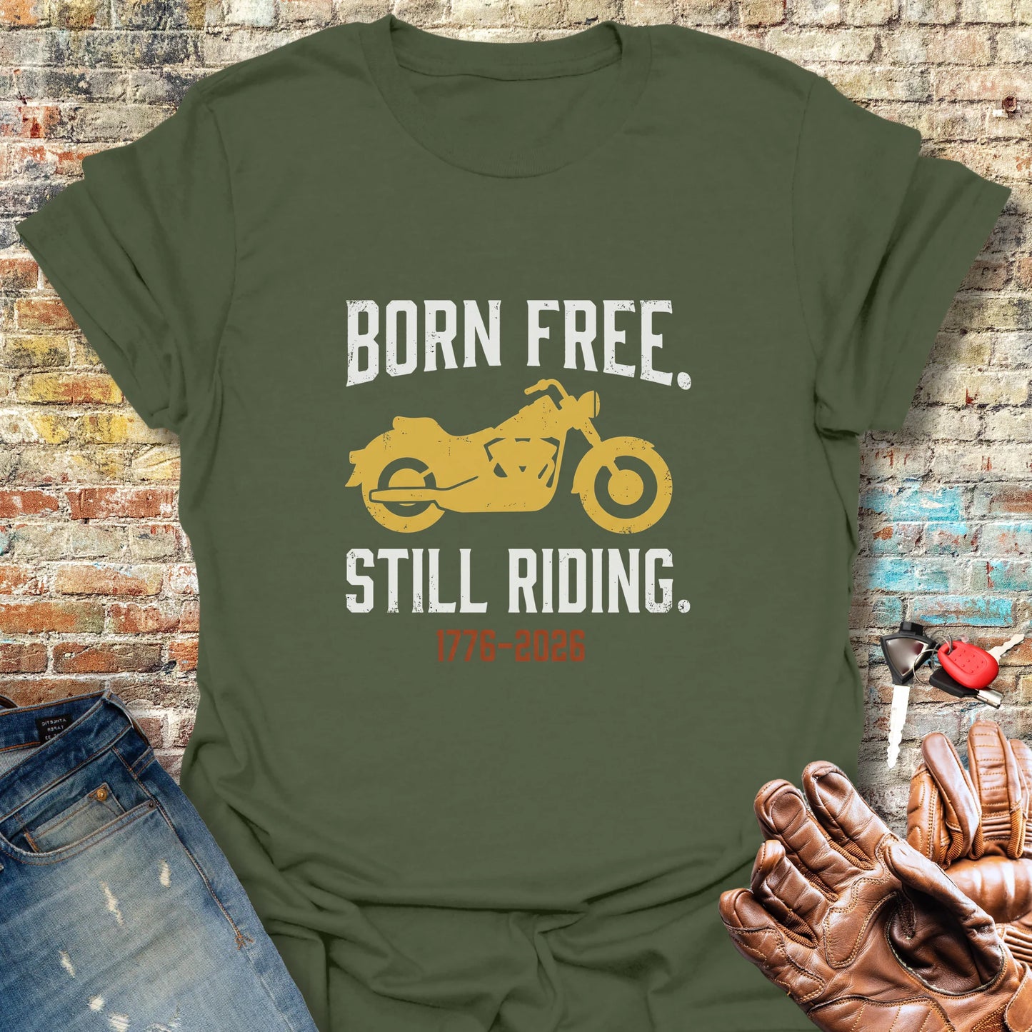Cruising 250th T-Shirt - Military Green