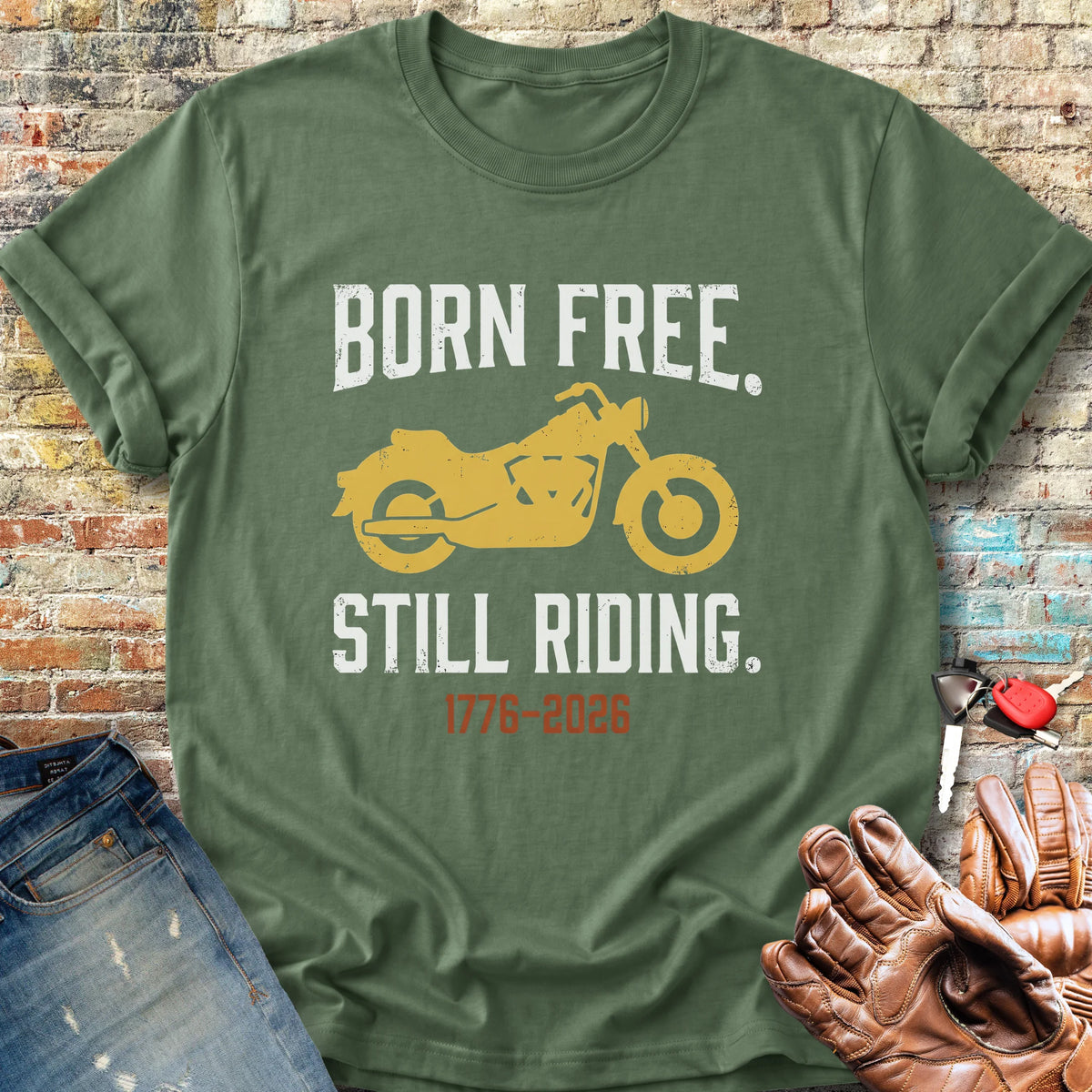 Cruising 250th Classic T-Shirt - Military Green