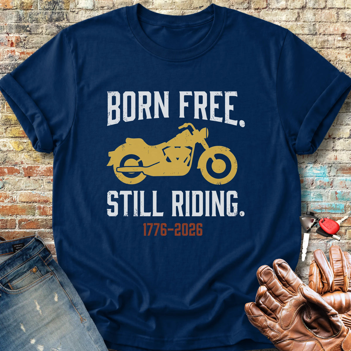 Cruising 250th Classic T-Shirt - Navy