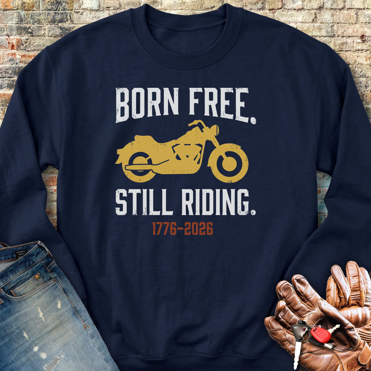 Cruising 250th Sweatshirt - Navy