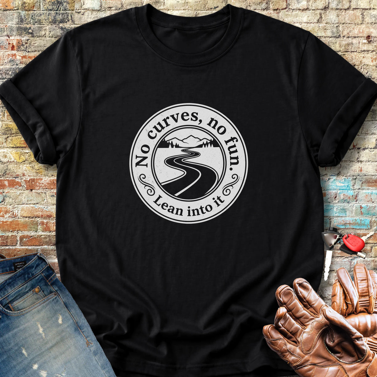 Curves Club Classic T-Shirt - Black