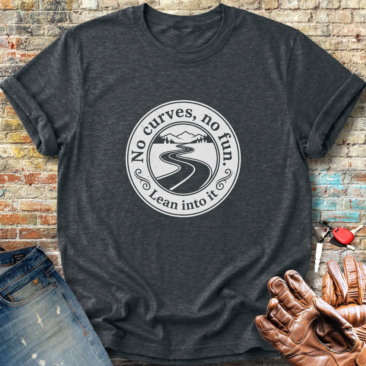 Curves Club Classic T-Shirt - Dark Heather
