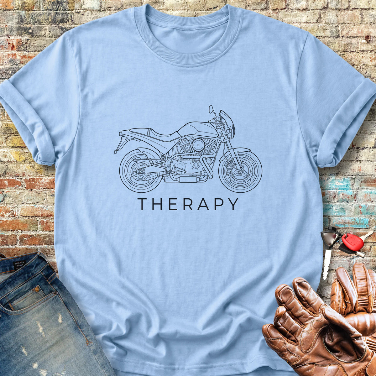 Cyclone Therapy Classic T-Shirt - Light Blue