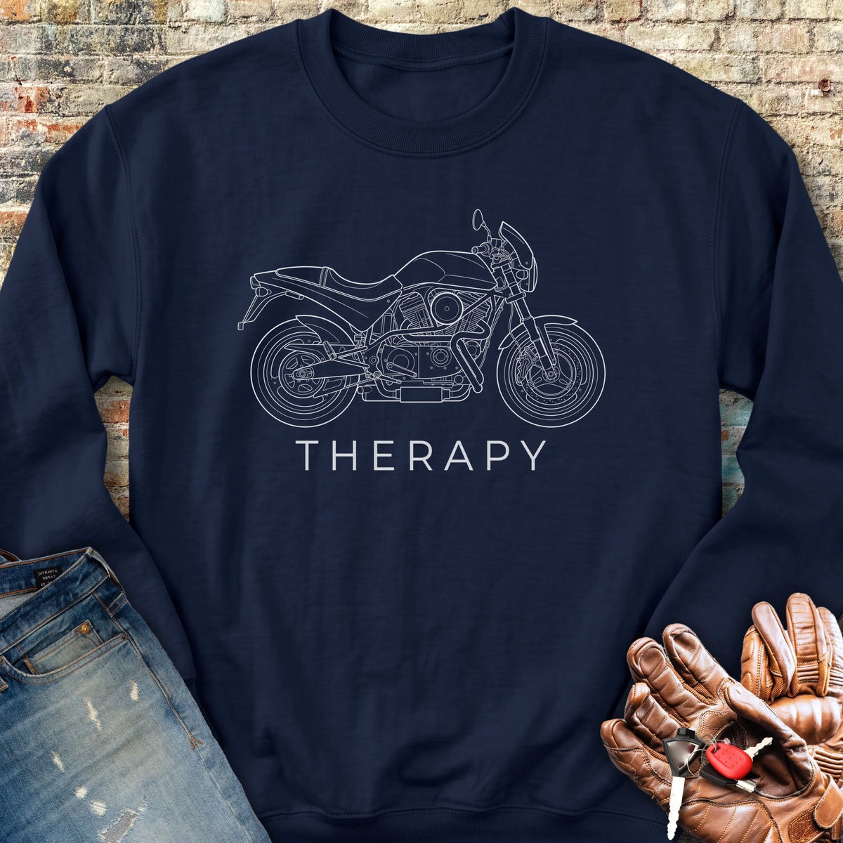 Cyclone Therapy Sweatshirt - Navy