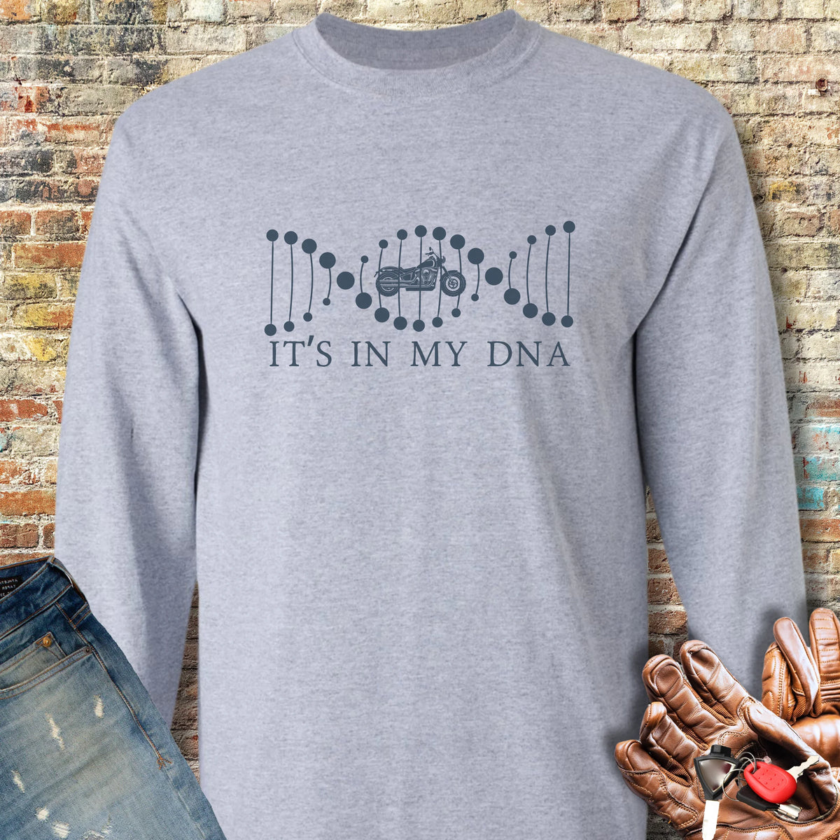 DNA (Cruiser) Long Sleeve T-Shirt - Sport Grey