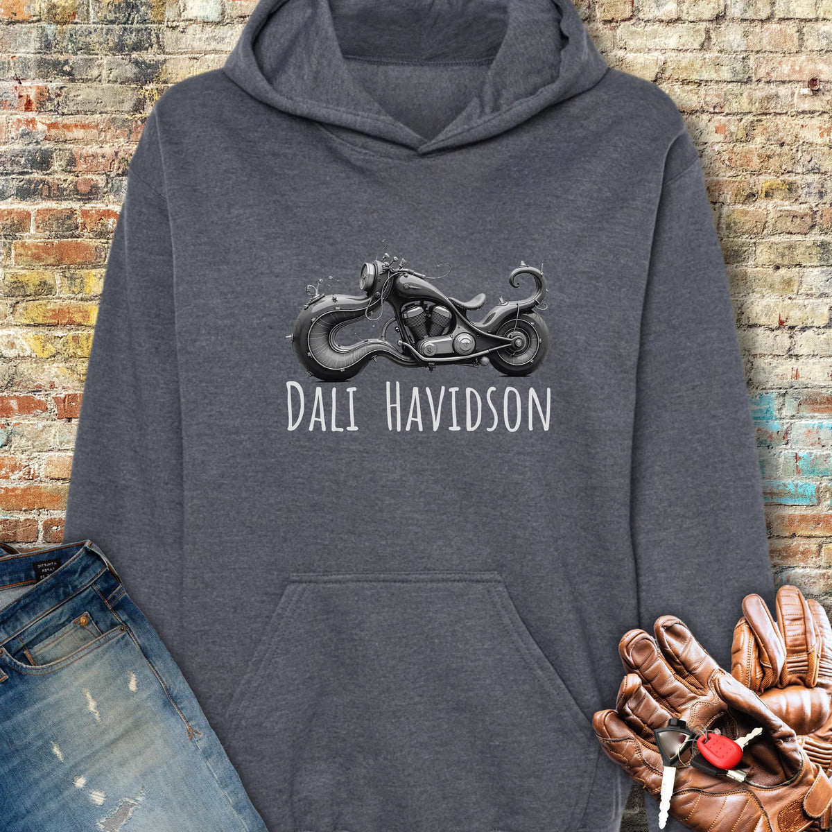 Dali Havidson Hoodie - Dark Heather