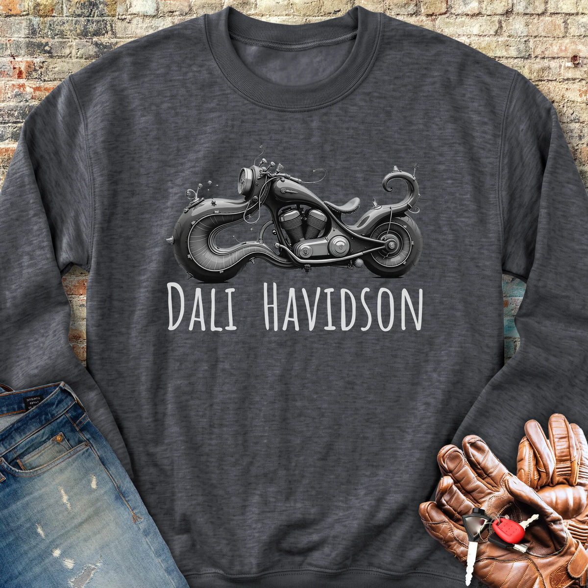 Dali Havidson Sweatshirt - Dark Heather