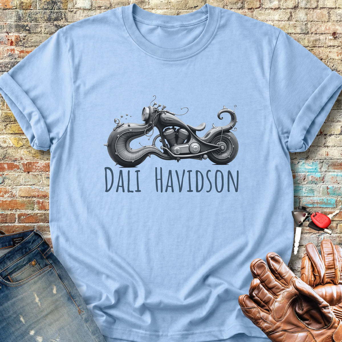 Dali Havidson Classic T-Shirt - Light Blue