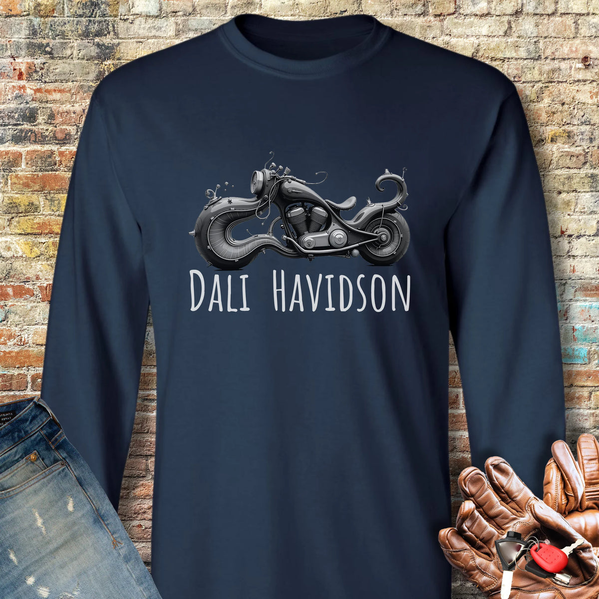 Dali Havidson Long Sleeve T-Shirt - Navy