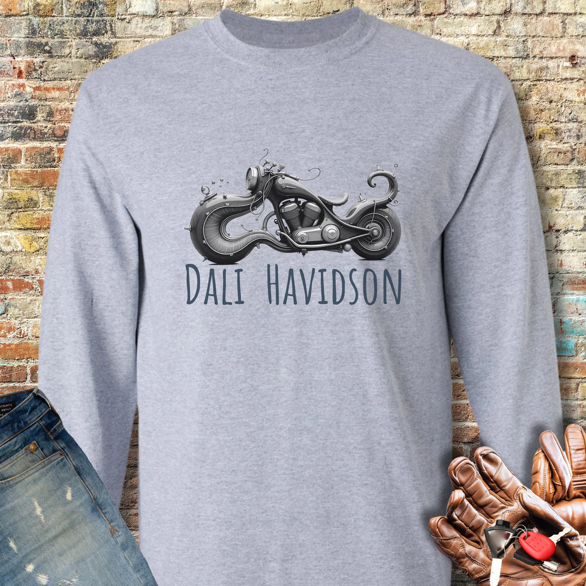 Dali Havidson Long Sleeve T-Shirt - Sport Grey