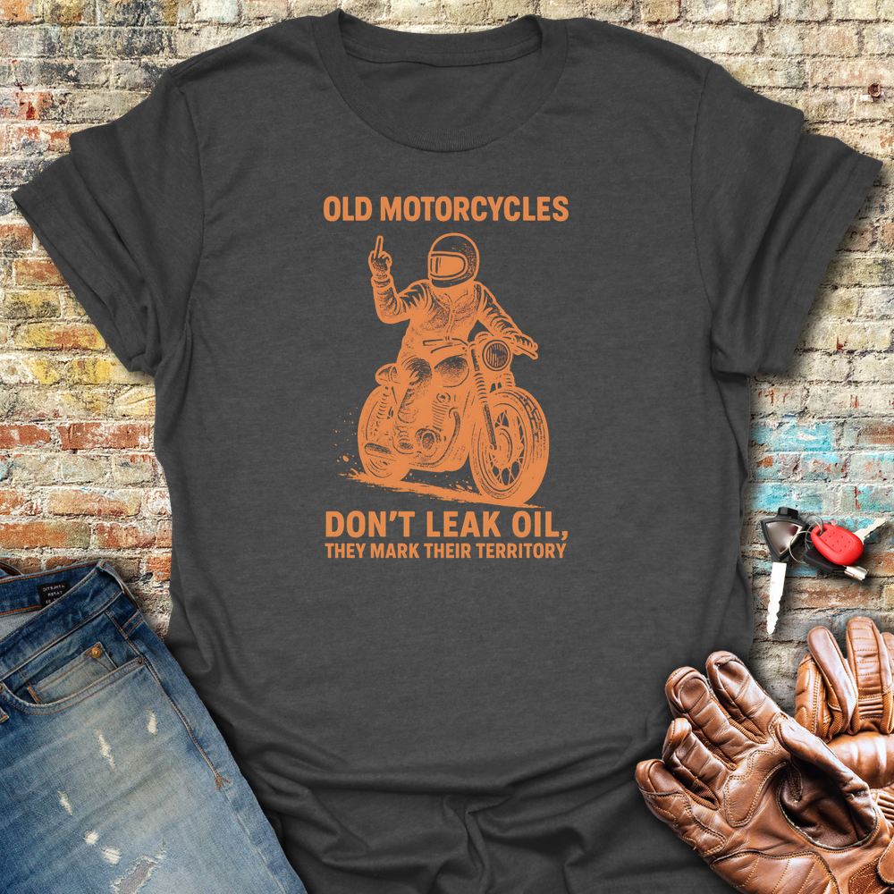 Oil Leak T-Shirt - Dark Heather