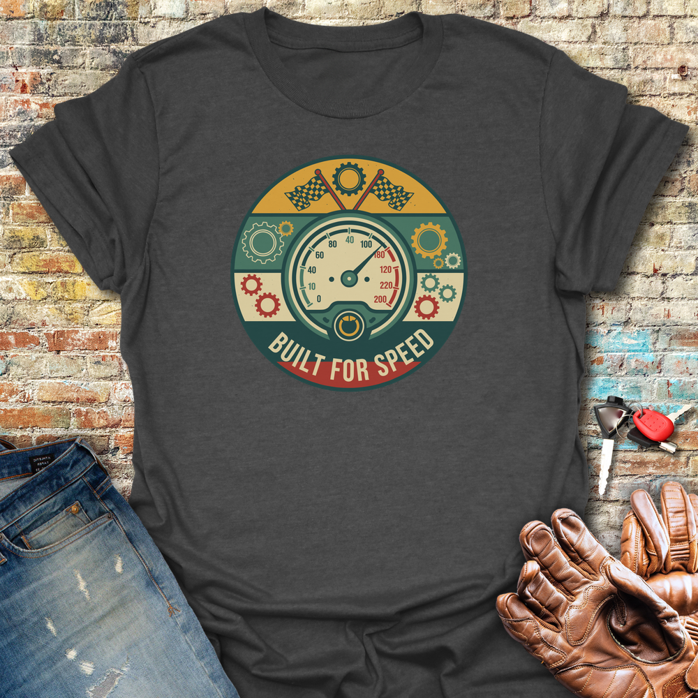 Built For Speed T-Shirt - Dark Heather