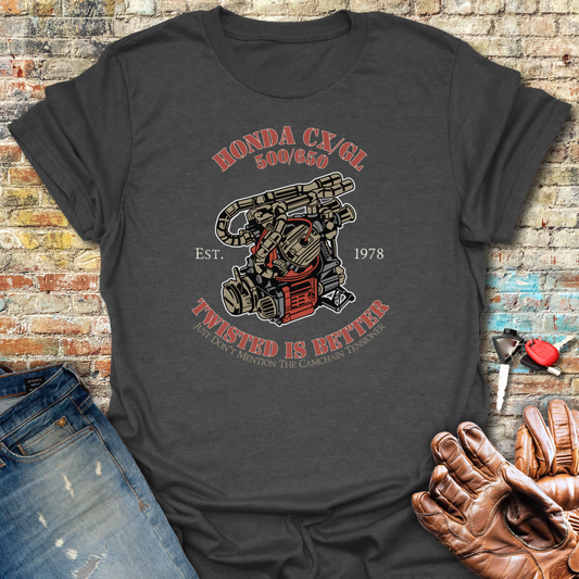 Twisted Is Better T-Shirt - Dark Heather