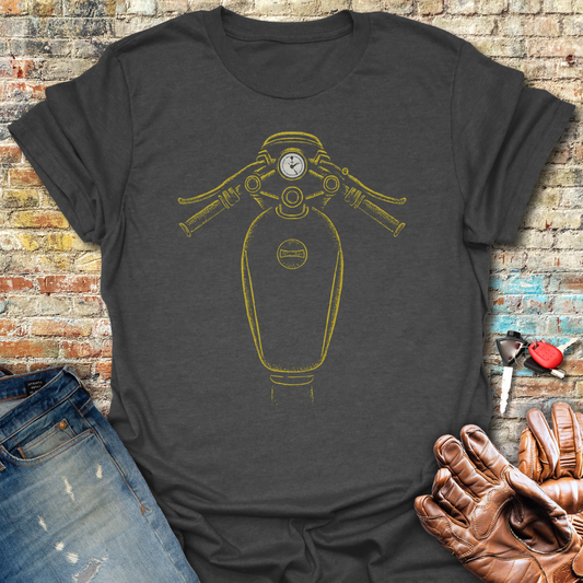 Cafe Racer Tank T-Shirt - Dark Heather