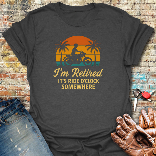 Retired O Clock T-Shirt - Dark Heather
