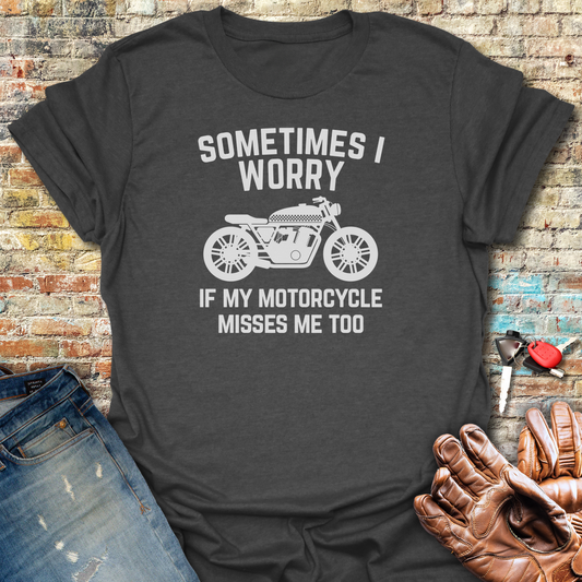 Sometimes Cafe T-Shirt - Dark Heather