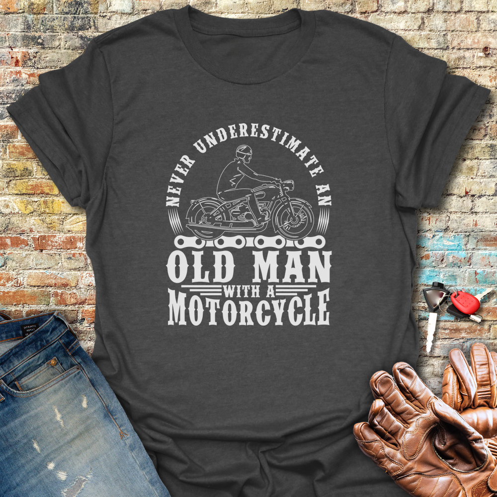Old Man T-Shirt - Dark Heather