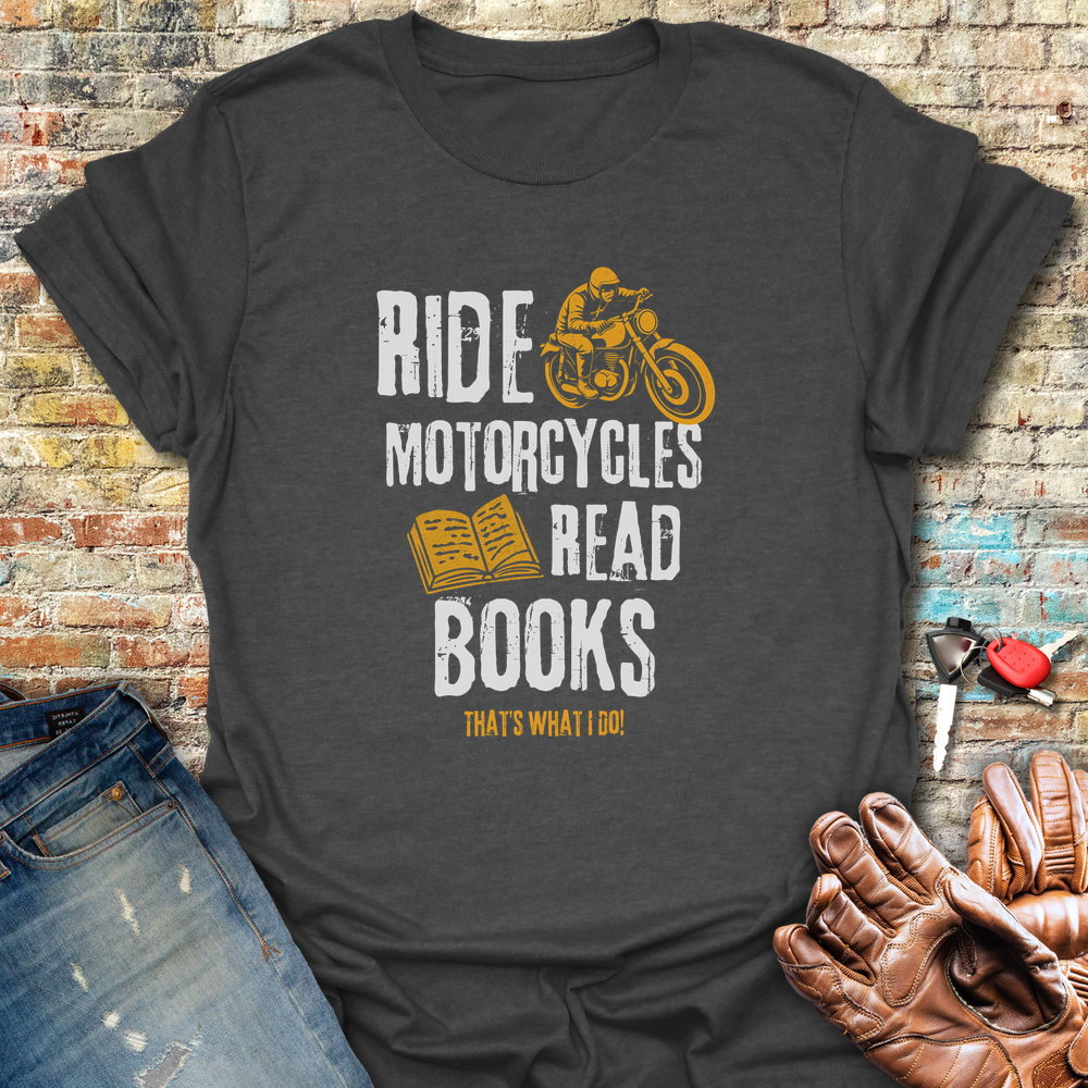 Read Books T-Shirt - Dark Heather