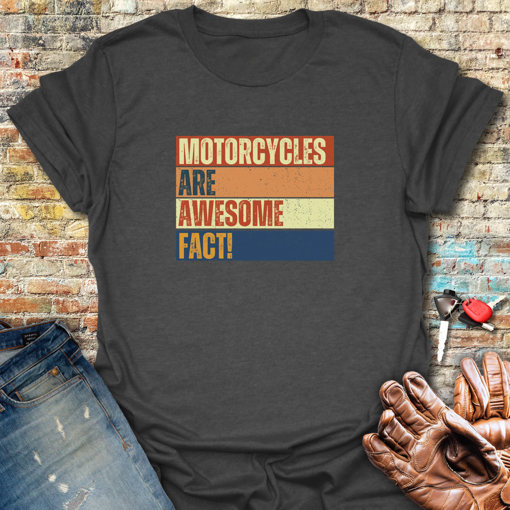 Facts Block T-Shirt - Dark Heather