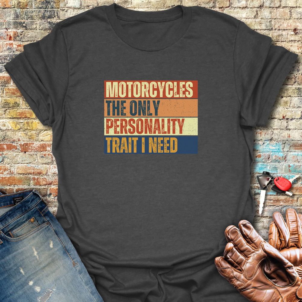Personality Trait Block T-Shirt - Dark Heather