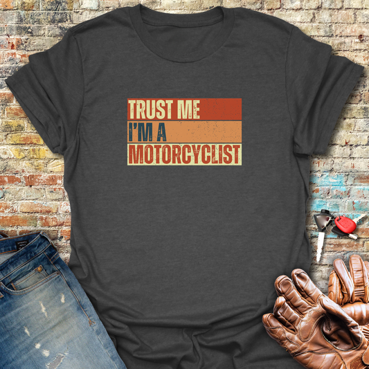Trust Me Block T-Shirt - Dark Heather