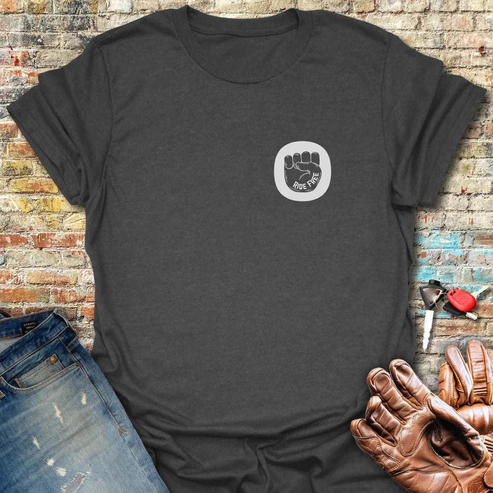 Ride Free Badge T-Shirt - Dark Heather