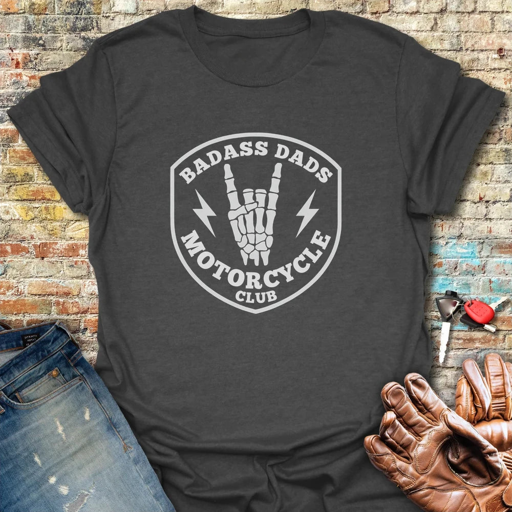 Badass Dads T-Shirt - Dark Heather