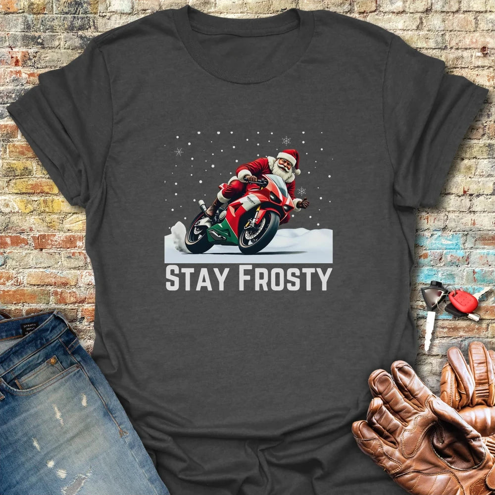 Stay Frosty T-Shirt - Dark Heather
