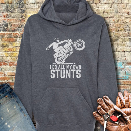 Stunts Hoodie - Dark Heather