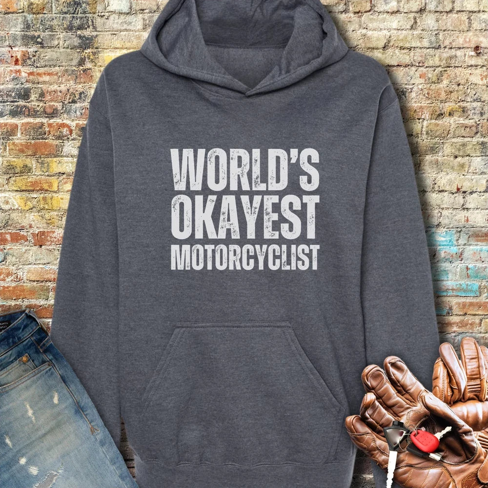 World's Okayest Hoodie - Dark Heather